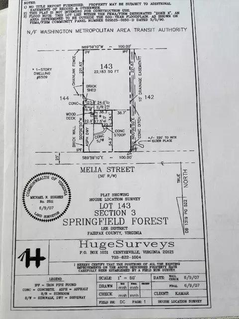 Floorplan - 6509 Melia St, Springfield, VA 22150 photo 1 of 1