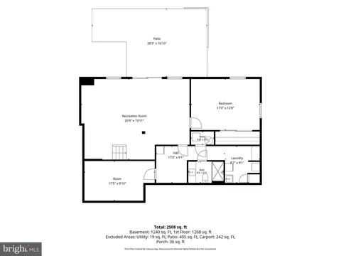 Floorplan - 6401 Limerick Ct, Springfield, VA 22152 photo 2 of 2