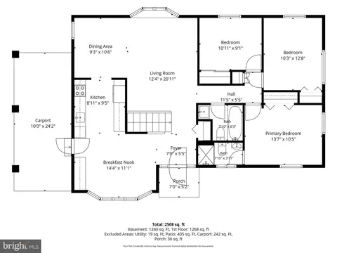 Floorplan - 6401 Limerick Ct, Springfield, VA 22152 photo 1 of 2