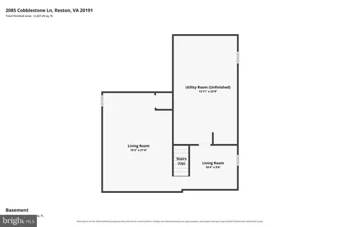 Floorplan - 2085 Cobblestone Ln, Reston, VA 20191 photo 1 of 4