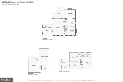 Floorplan - 2085 Cobblestone Ln, Reston, VA 20191 photo 2 of 4