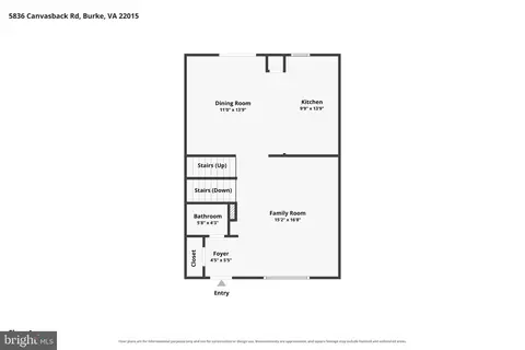 Floorplan - 5836 Canvasback Rd, Burke, VA 22015 photo 2 of 3