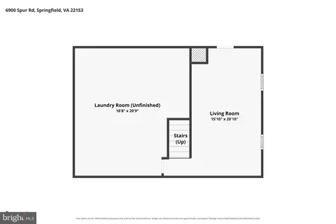 Floorplan - 6900 Spur Rd, Springfield, VA 22153 photo 3 of 3