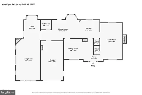 Floorplan - 6900 Spur Rd, Springfield, VA 22153 photo 1 of 3