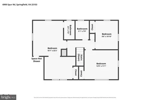 Floorplan - 6900 Spur Rd, Springfield, VA 22153 photo 2 of 3