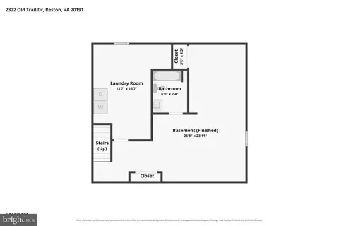 Floorplan - 2322 Old Trail Dr, Reston, VA 20191 photo 1 of 3
