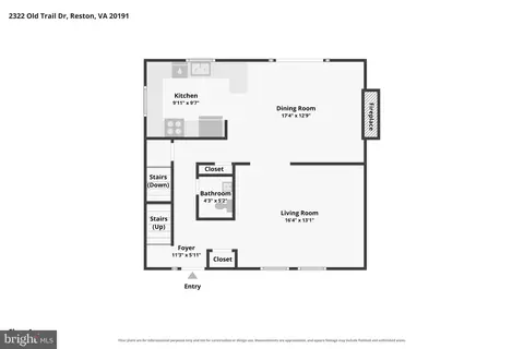Floorplan - 2322 Old Trail Dr, Reston, VA 20191 photo 2 of 3