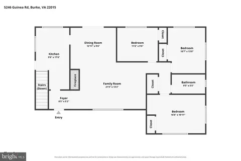 Floorplan - 5246 Guinea Rd, Burke, VA 22015 photo 2 of 2