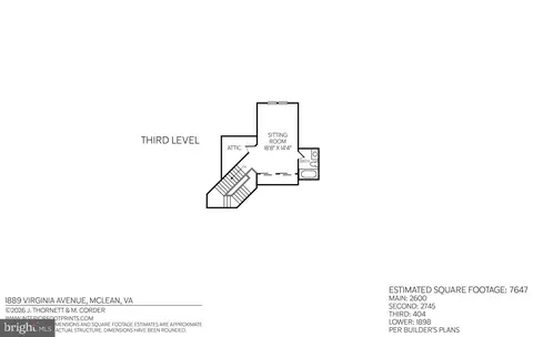 Floorplan - 1889 Virginia Ave, Mclean, VA 22101 photo 2 of 4