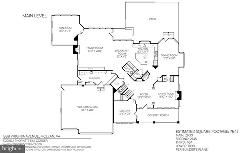 Floorplan - 1889 Virginia Ave, Mclean, VA 22101 photo 3 of 4