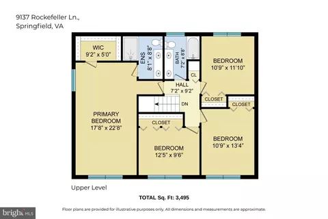 Floorplan - 9137 Rockefeller Ln, Springfield, VA 22153 photo 2 of 3