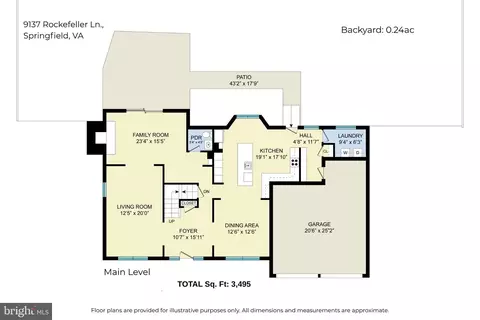 Floorplan - 9137 Rockefeller Ln, Springfield, VA 22153 photo 1 of 3