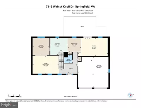 Floorplan - 7316 Walnut Knoll Dr, Springfield, VA 22153 photo 1 of 3