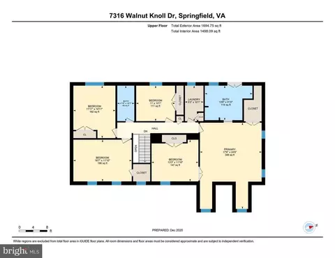 Floorplan - 7316 Walnut Knoll Dr, Springfield, VA 22153 photo 2 of 3
