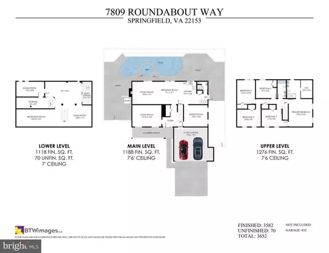 Floorplan - 7809 Roundabout Way, Springfield, VA 22153 photo 4 of 4