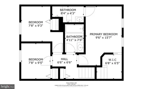 Floorplan - 8693 Bent Arrow Ct, Springfield, VA 22153 photo 2 of 3