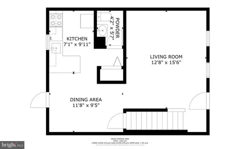 Floorplan - 8693 Bent Arrow Ct, Springfield, VA 22153 photo 1 of 3