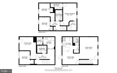 Floorplan - 8693 Bent Arrow Ct, Springfield, VA 22153 photo 3 of 3