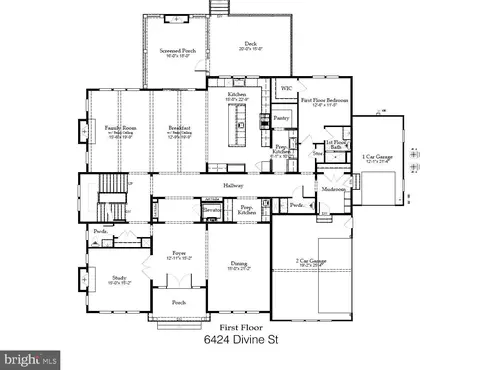 Floorplan - 6424 Divine St, Mclean, VA 22101 photo 1 of 3