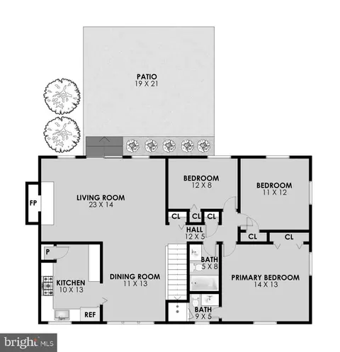 Floorplan - 7606 Long Pine Dr, Springfield, VA 22151 photo 1 of 2