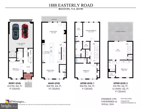 Floorplan - 1888 Easterly Rd, Reston, VA 20190 photo 1 of 1