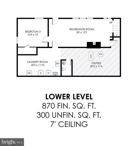 Floorplan - 7600 Hamlet St, Springfield, VA 22151 photo 4 of 5