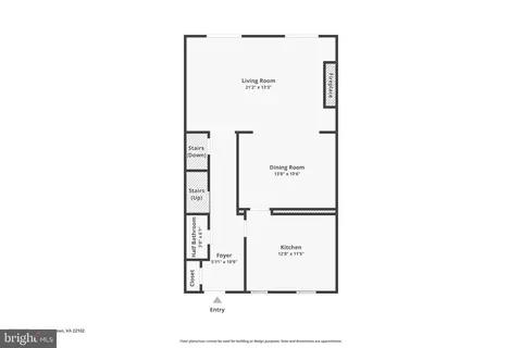 Floorplan - 7384 Hallcrest Dr, Mclean, VA 22102 photo 1 of 4