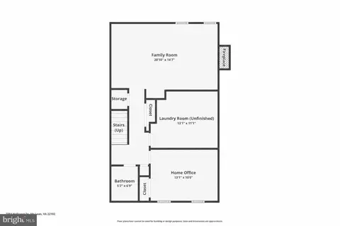 Floorplan - 7384 Hallcrest Dr, Mclean, VA 22102 photo 3 of 4