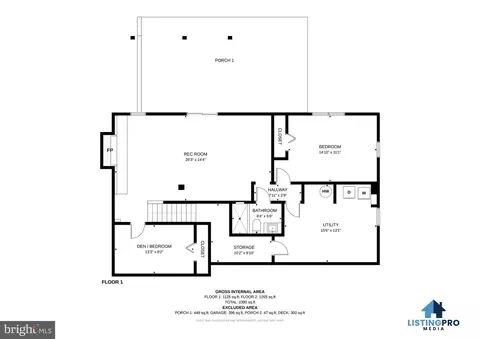 Floorplan - 7916 Delozier Ct, Springfield, VA 22153 photo 2 of 3