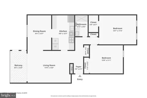 Floorplan - 11809 Breton Ct #22D, Reston, VA 20191 photo 1 of 1