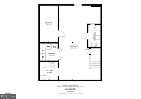 Floorplan - 7733 Durer Ct, Springfield, VA 22153 photo 2 of 4