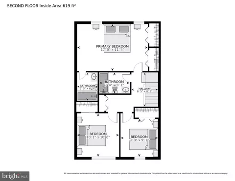 Floorplan - 7372 Stream Way, Springfield, VA 22152 photo 1 of 3