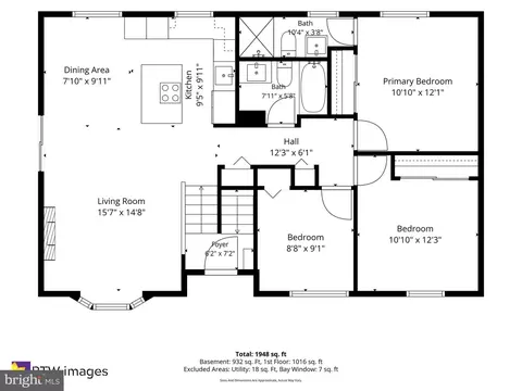 Floorplan - 12809 Kettering Dr, Herndon, VA 20171 photo 2 of 3