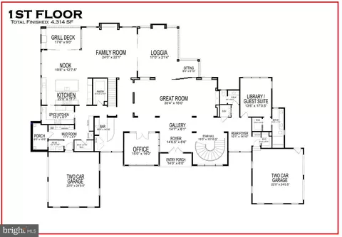 Floorplan - 8111 Georgetown Pike, Mclean, VA 22102 photo 1 of 7