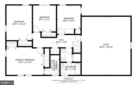 Floorplan - 6106 Roxbury Ave, Springfield, VA 22152 photo 2 of 4