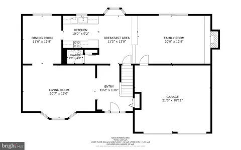 Floorplan - 6106 Roxbury Ave, Springfield, VA 22152 photo 1 of 4