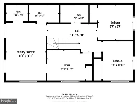 Floorplan - 7026 Leebrad St, Springfield, VA 22151 photo 1 of 4