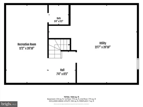 Floorplan - 7026 Leebrad St, Springfield, VA 22151 photo 4 of 4
