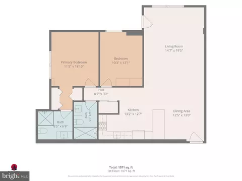 Floorplan - 7680 Tremayne Pl #311, Mclean, VA 22102 photo 1 of 1
