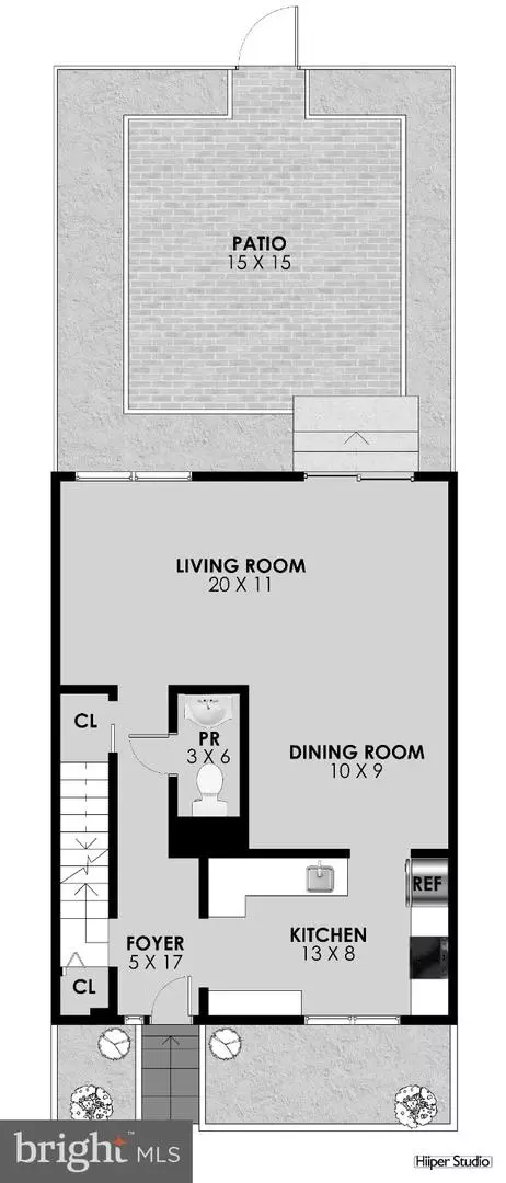 Floorplan - 2418 Cloudcroft Sq, Reston, VA 20191 photo 2 of 3