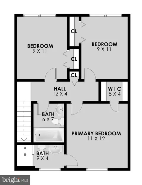 Floorplan - 2418 Cloudcroft Sq, Reston, VA 20191 photo 3 of 3