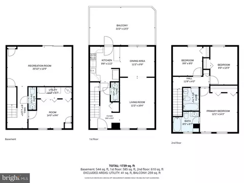 Floorplan - 8252 Getty Ct, Springfield, VA 22153 photo 1 of 1