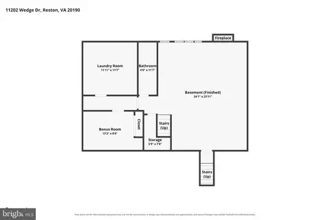 Floorplan - 11202 Wedge Dr, Reston, VA 20190 photo 3 of 4