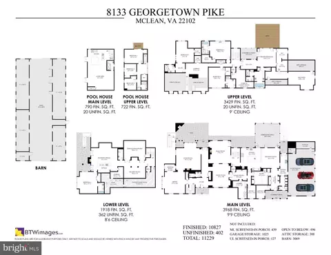 Floorplan - 8133 Georgetown Pike, Mclean, VA 22102 photo 1 of 6
