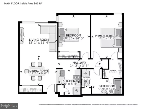 Floorplan - 8509 Barrington Ct # -A, Springfield, VA 22152 photo 2 of 2