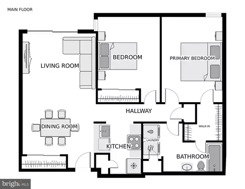 Floorplan - 8509 Barrington Ct # -A, Springfield, VA 22152 photo 1 of 2