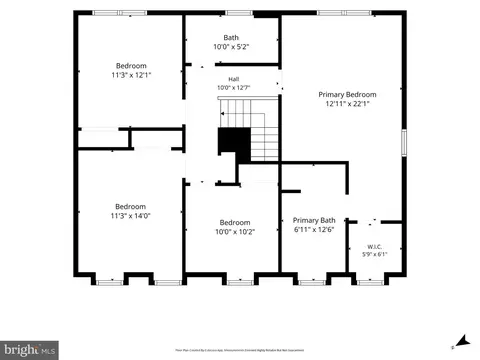 Floorplan - 6121 Winnepeg Dr, Burke, VA 22015 photo 2 of 4