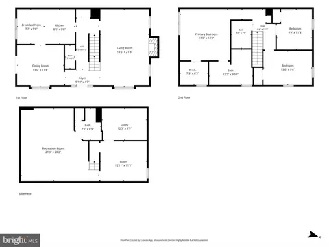 Floorplan - 8627 Pin Oak Dr, Springfield, VA 22153 photo 1 of 4