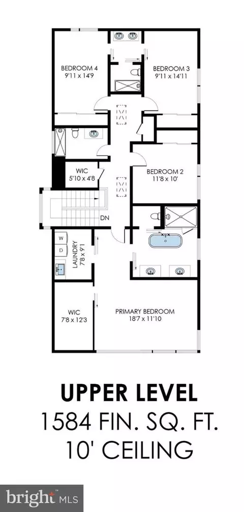 Floorplan - 7815 Old Falls Rd, Mclean, VA 22102 photo 2 of 3