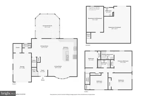 Floorplan - 8403 Greeley Blvd, Springfield, VA 22152 photo 1 of 1